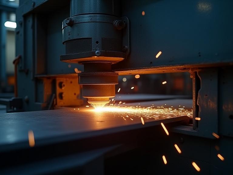 Industrial metal brake press bending steel plate