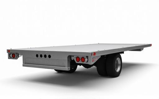 Newly fabricated flatbed truck body